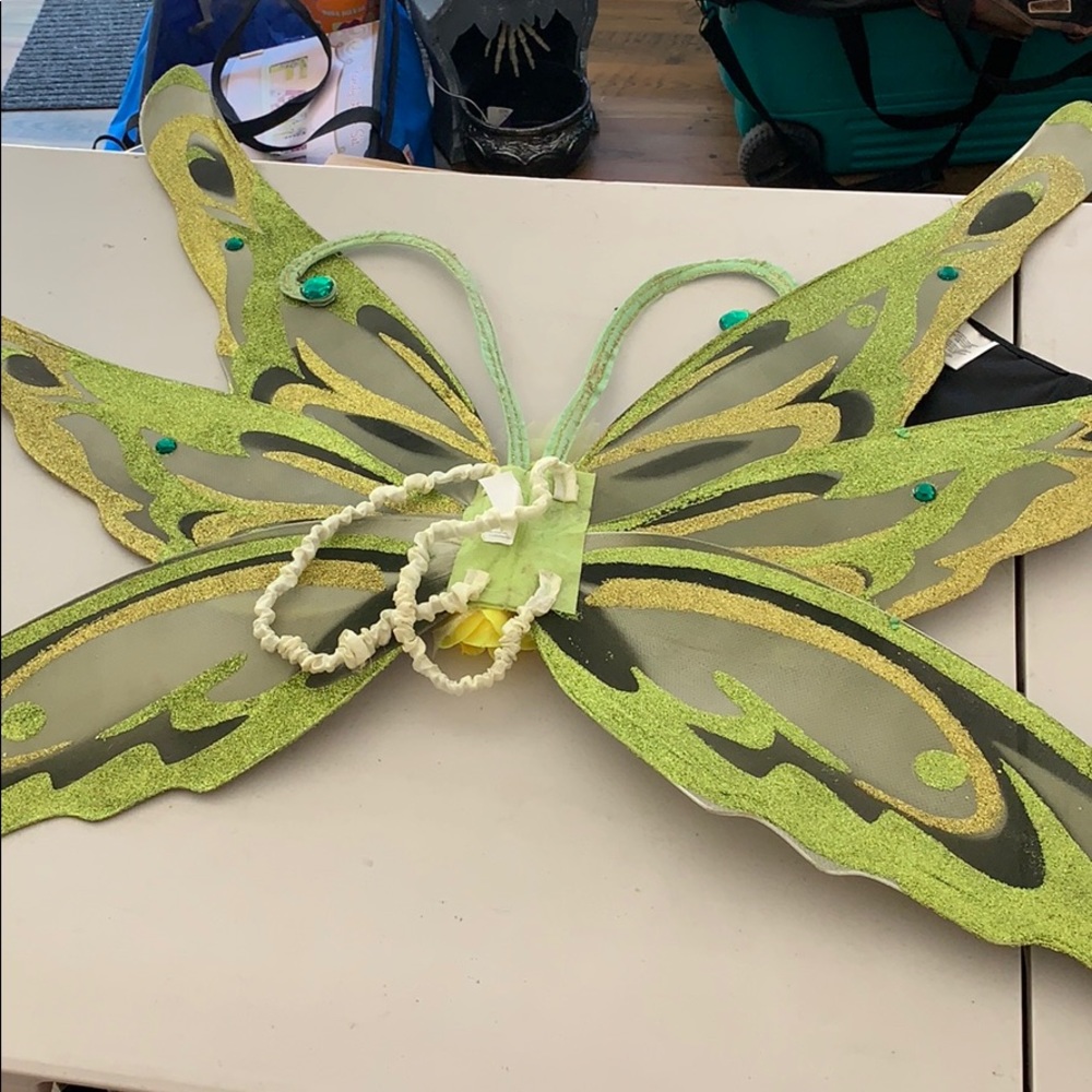Green and Yellow Fairy Wings